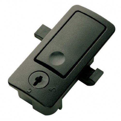 Push-to-Close Dual-Sided Latch